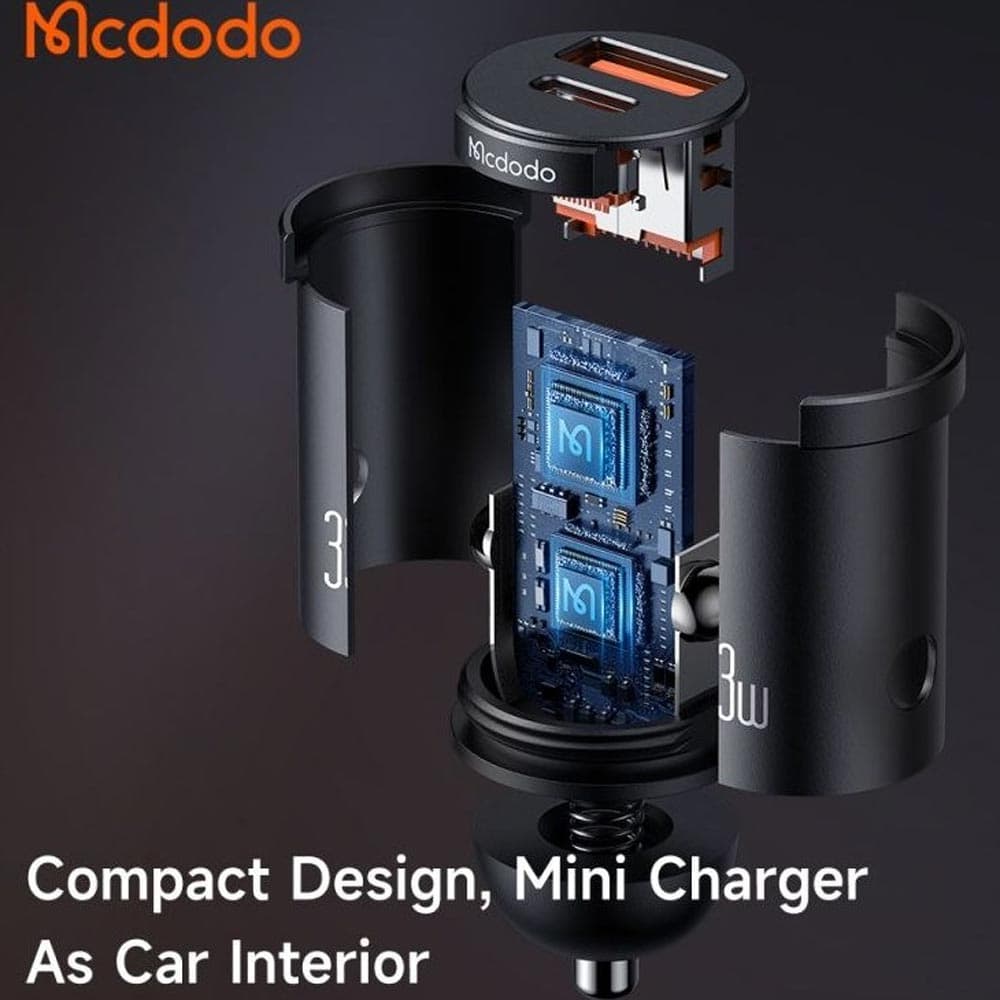 شارژر فندکی ۳۳ وات مک دودو مدل CC-2320 — تصویر ۳
