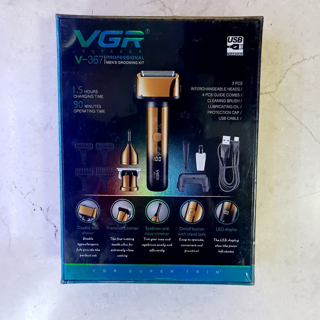 ماشین اصلاح سر و صورت 3 کاره وی جی آر مدل VGR V-367 — تصویر ۵