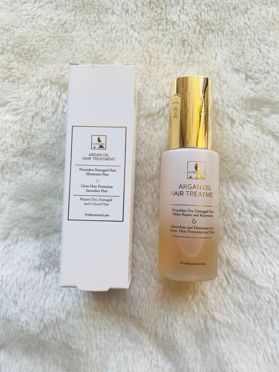 روغن ارگان اورلین AURELIEN ARGAN OIL HAIR TREATMENT حجم 50میل