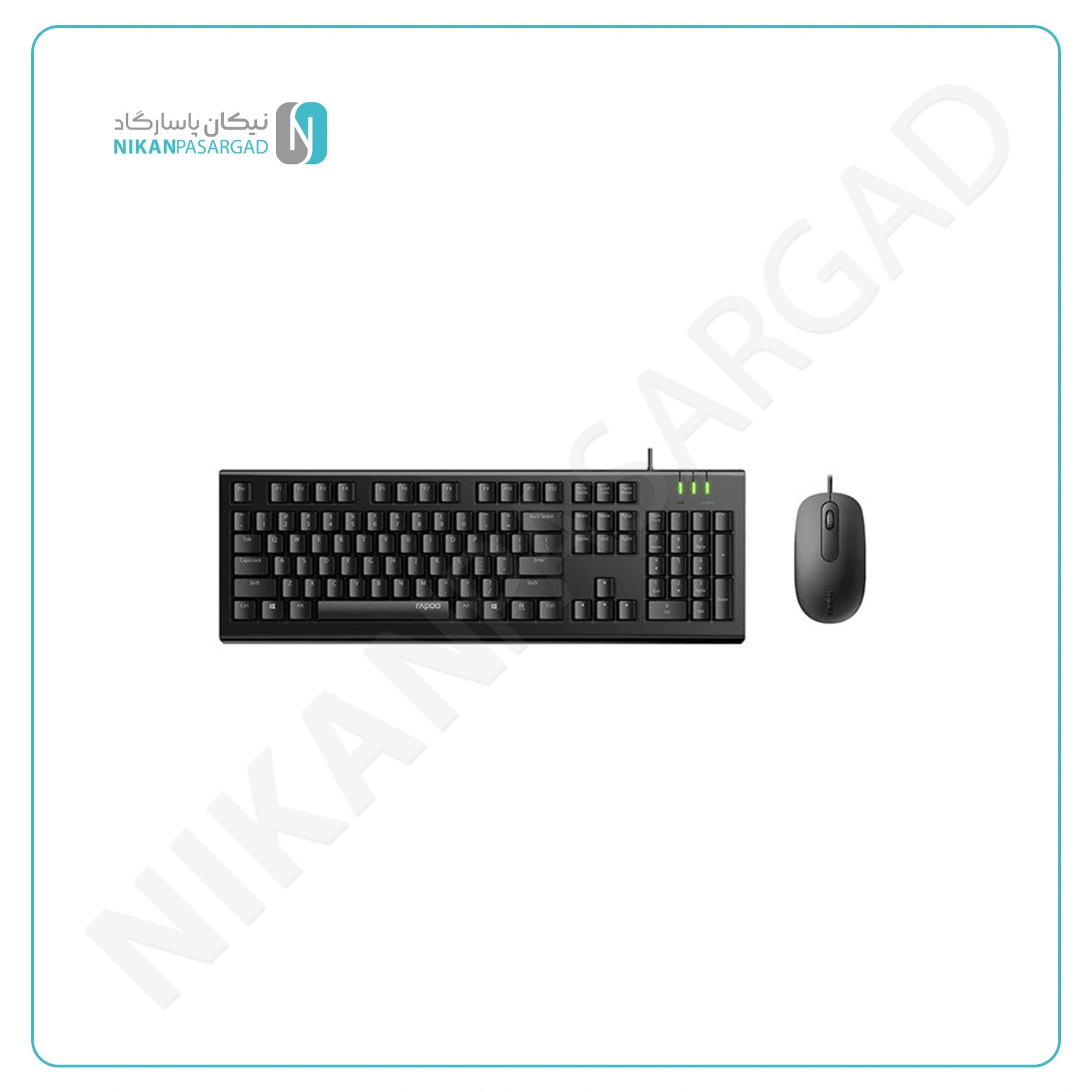 ست کیبورد باسیم رپو مدل Rapoo X120 Pro به همراه ماوس-251007162405 — تصویر ۷