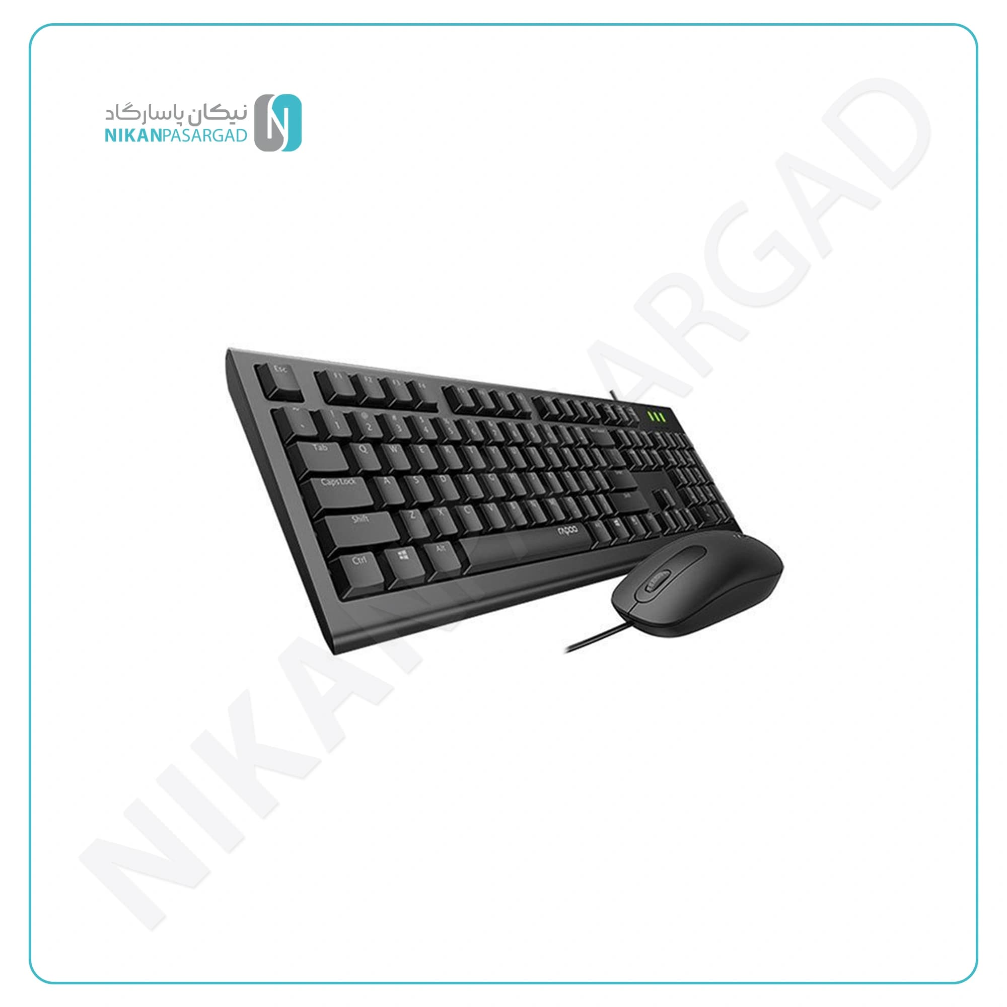 ست کیبورد باسیم رپو مدل Rapoo X120 Pro به همراه ماوس-251007162405 — تصویر ۸