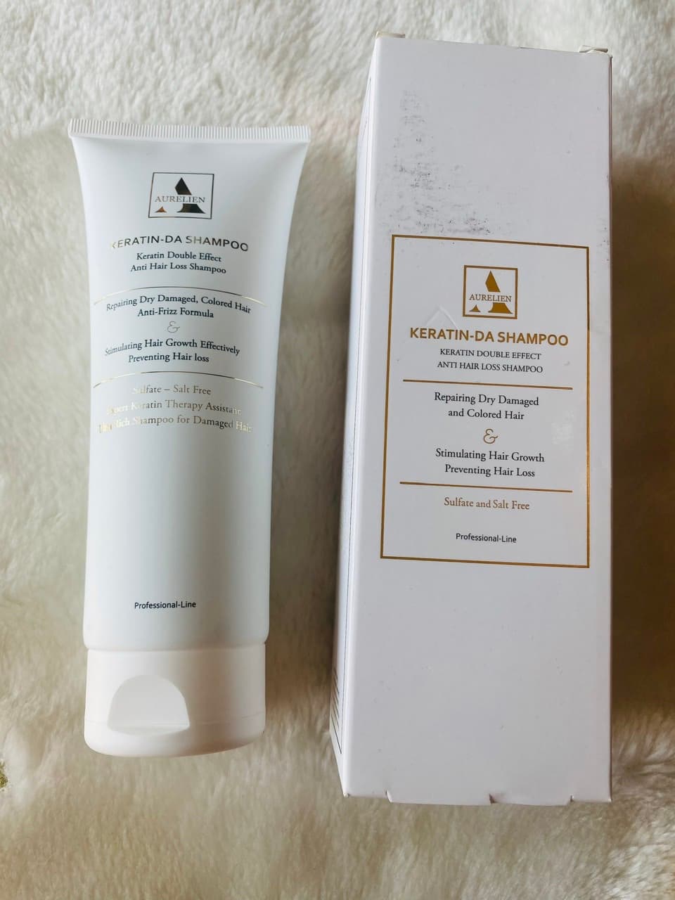 شامپو بدون سولفات ضد ریزش کراتین DA اورلین Aurelien KERATIN-DA SHAMPOO