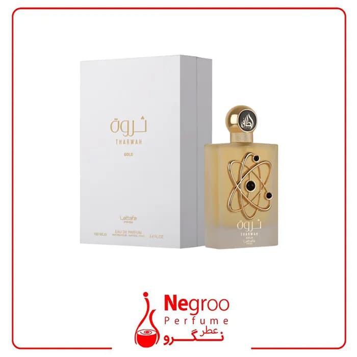 عطر ادکلن ثروه گلد طلایی لطافه پراید Tharwah gold Lattafa Pride مشابه رایحه لیبر اینتنس زنانه /اورجینال