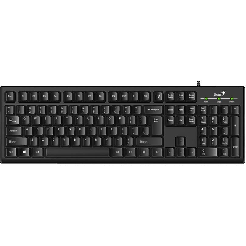 کیبورد باسیم جنیوس مدل Smart KB-100 با حروف فارسی