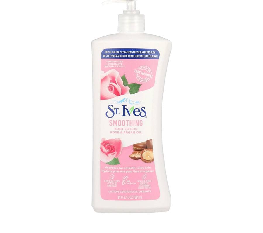 لوسیون بدن نرم کننده گل رز و آرگان سینت ایوز 621 میل — تصویر ۳
