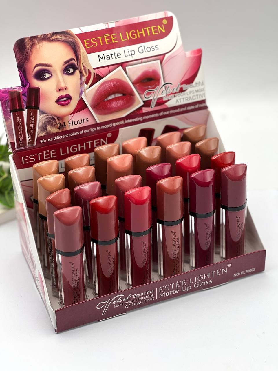 پک ۱۲ تایی رژمایع استی لایتن مدل Velvet — تصویر ۶
