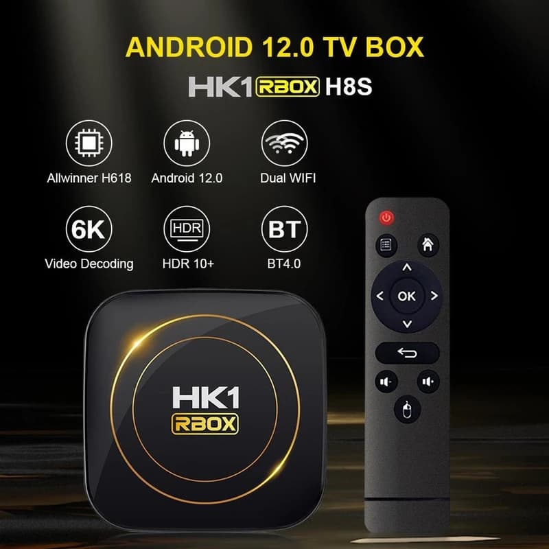 اندروید باکس HK1 RBOX H728 H8S 4GB 64GB + هدیه ویژه — تصویر ۳