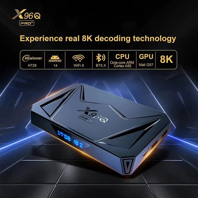 اندروید باکس X96Q PRO PLUS 4GB 32GB + هدیه ویژه — تصویر ۲