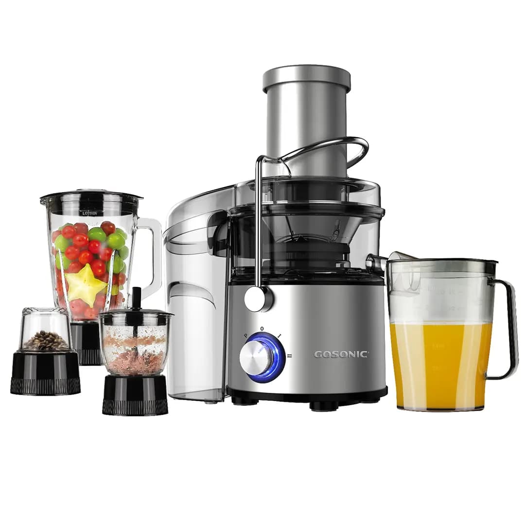 آبمیوه گیری گوسونیک مدل GSJ-732 چهار کاره، 800 وات