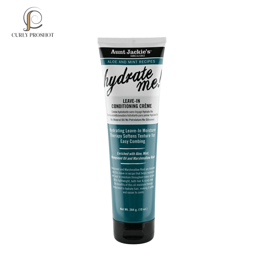 نرم کننده و آبرسان بعد حمام لاین آلوئه ورا و نعناع آنت جکیز Aunt Jackies Aloe and Mint Hydrate Me! Conditioning Crème Leave In