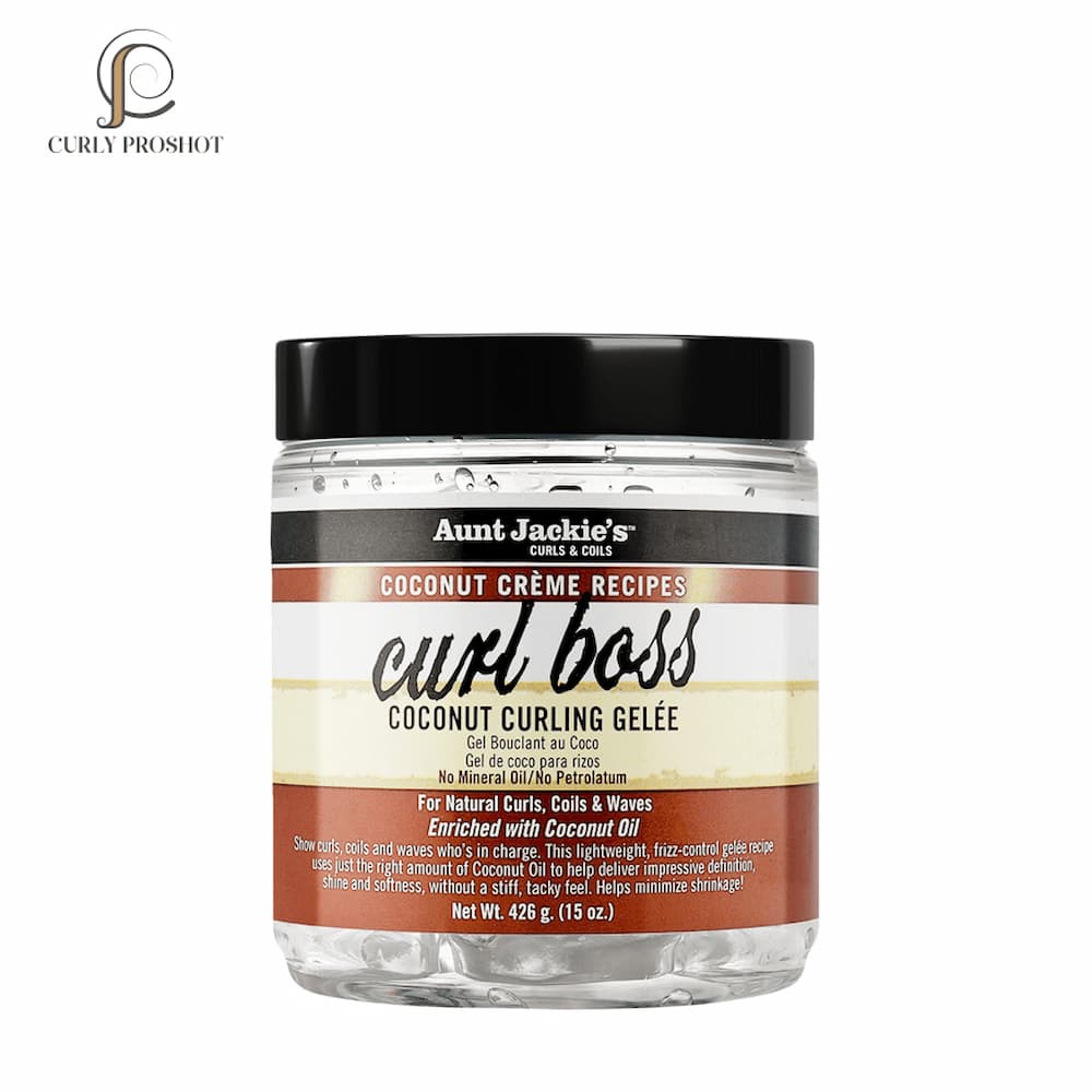 ژل فر کننده نارگیل آنت جکیز Aunt Jackies Curls & Coils Curl Boss Coconut Curling Gele