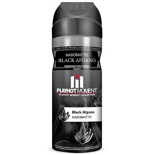 دئودورانت مردانه پلی هات مومنت مدل Black Afgano