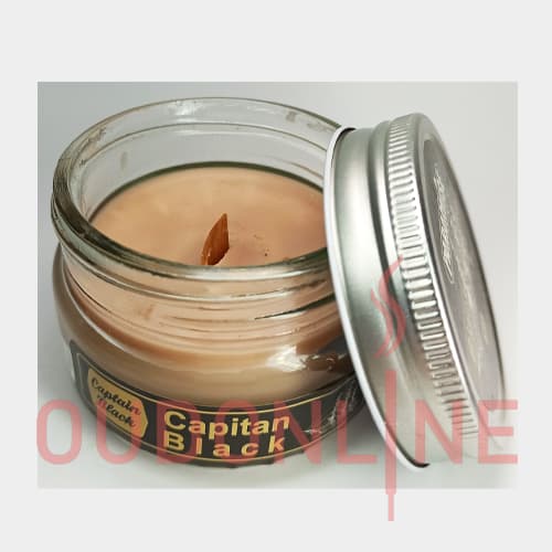 شمع معطر شیشه ای درب فلزی پارامیس مدل کاپتان بلک ( کاپیتان بلک )