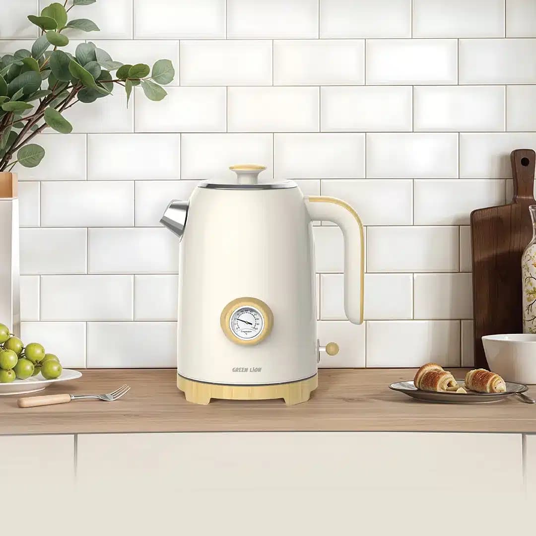 کتری برقی گرین لاین مدل Green Lion Classic Kettle Beige — تصویر ۵