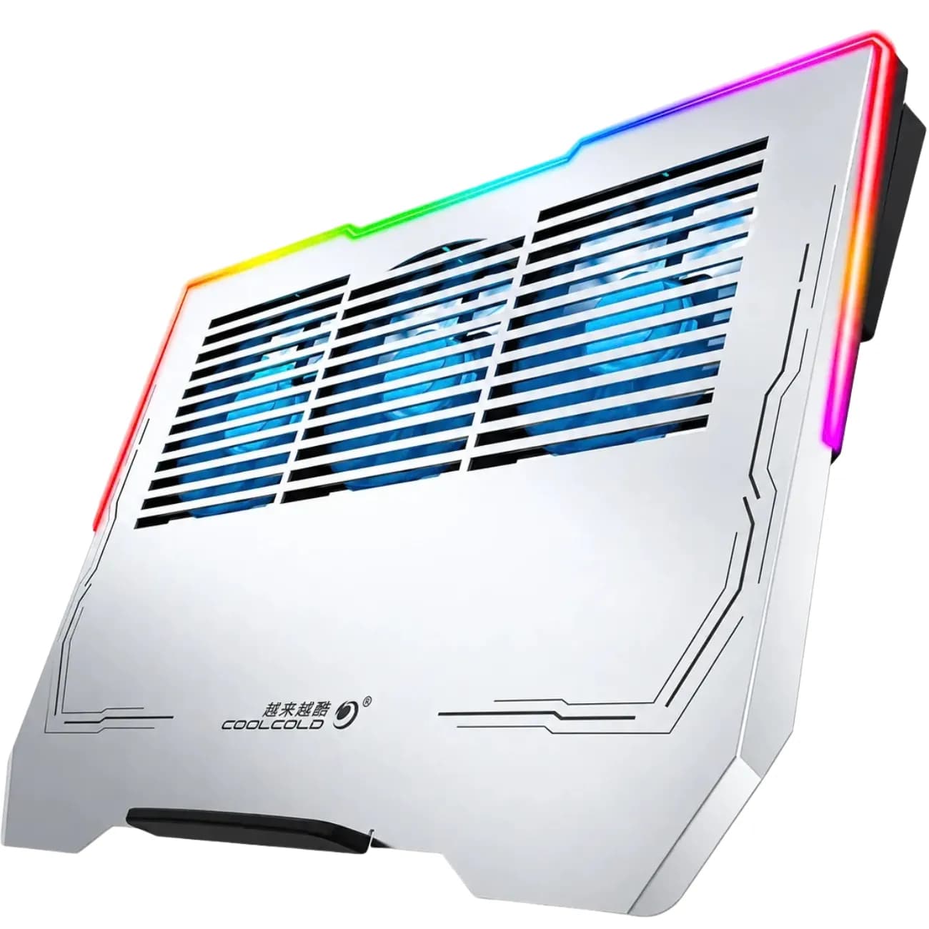 پایه خنک کننده لپ تاپ کول کلد COOL COLD مدل K42 سایز 17 اینچ با 3 فن — تصویر ۳