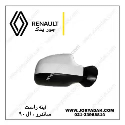 آینه ساندرو راست قاب رنگی