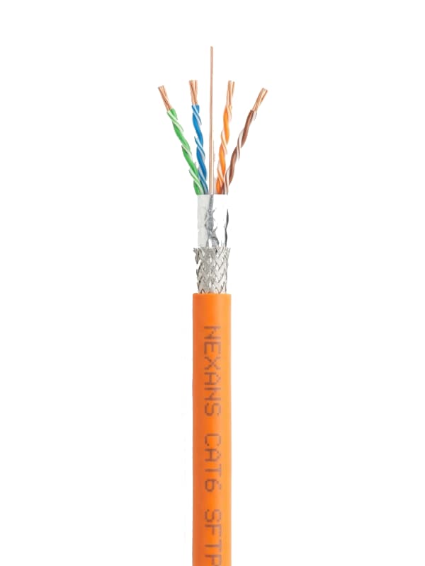 کابل شبکه تمام مس افشان نگزنس Cat6 Sftp Nexans