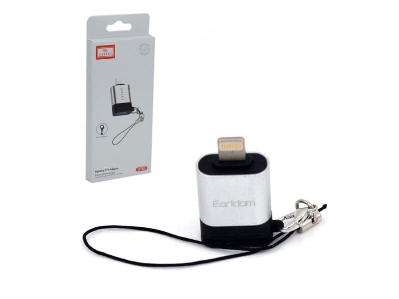 مبدل اوتی‌جی آیفون یواس‌بی به لایتنینگ ارلدام EARLDOM OTG Lightning to USB 2.0 ET-OT65 — تصویر ۵
