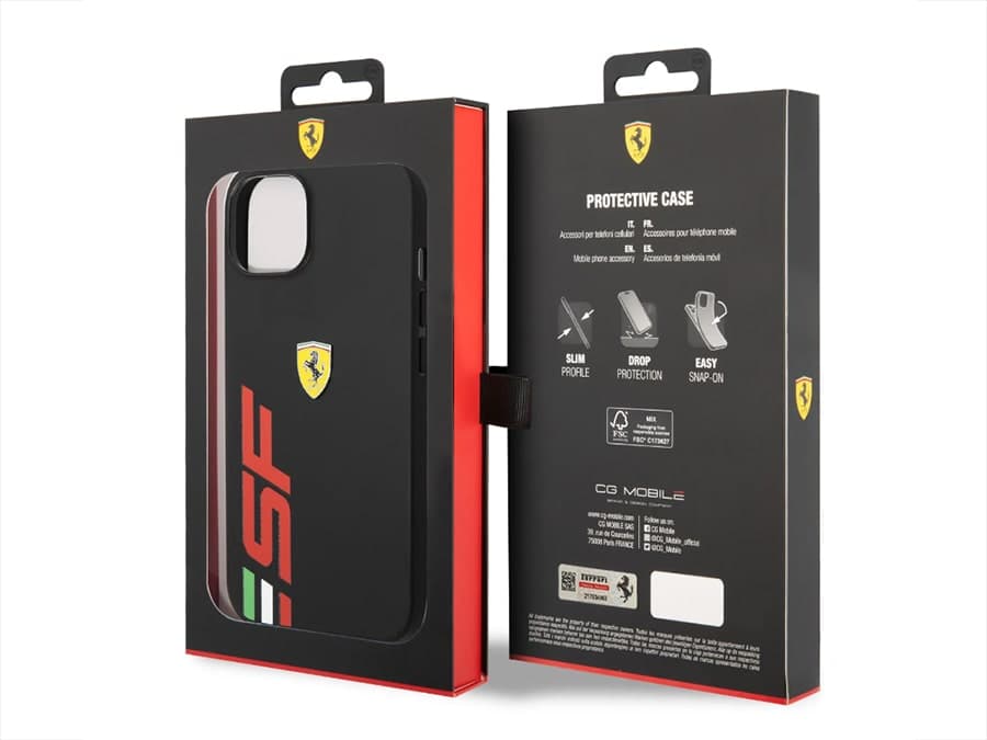 قاب چرمی آیفون 14 طرح فراری CG Mobile iphone 14 Ferrari Leather Case — تصویر ۴