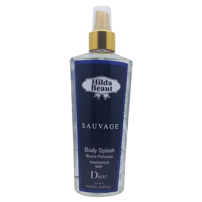 بادی اسپلش مردانه هیلدا بیوت مدل SAUVAGE حجم 250 میل