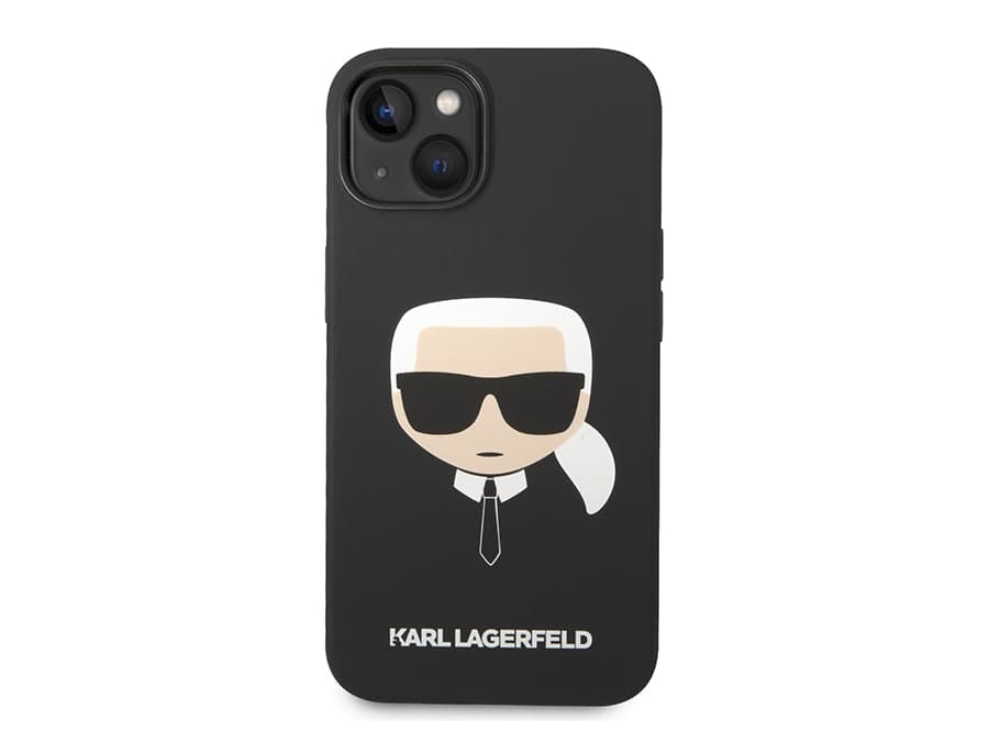 قاب سیلیکونی آیفون 14 پلاس طرح کارل CG Mobile iphone 14 Plus Karl Lagerfeld Silicone Case — تصویر ۳