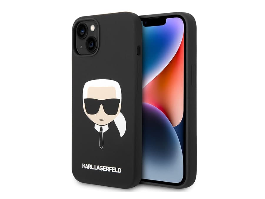 قاب سیلیکونی آیفون 14 پلاس طرح کارل CG Mobile iphone 14 Plus Karl Lagerfeld Silicone Case