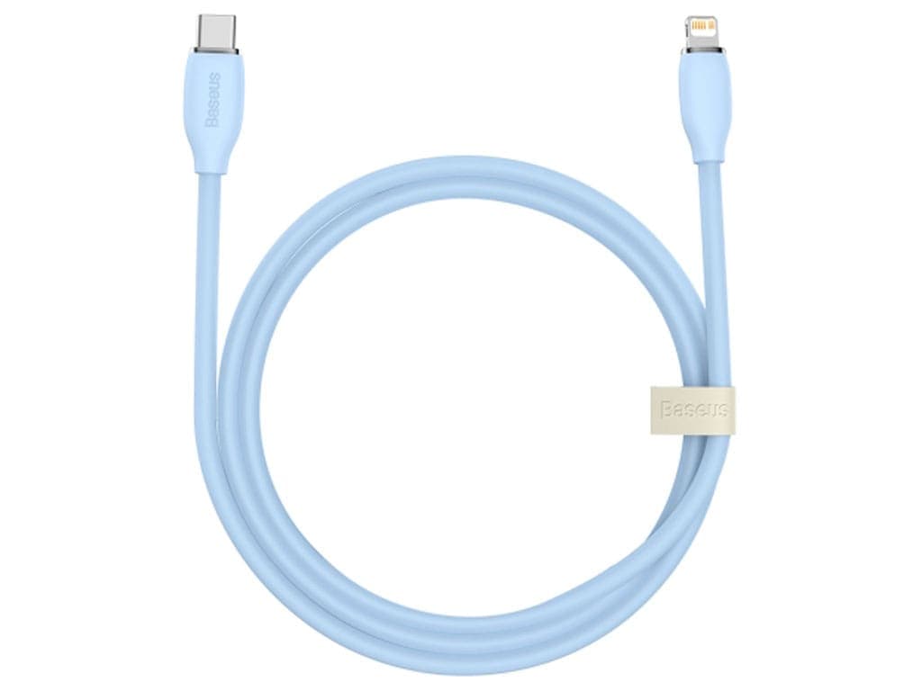 کابل تایپسی به لایتنینگ بیسوس Baseus CAGD020001 Jelly Liquid Silica Gen Series Type-C to iP Fast Charging Data 1.2M — تصویر ۲