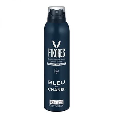اسپری خوشبوکننده مردانه فیکورس بلو چنل (Fikores BLUE DE CHANEL)
