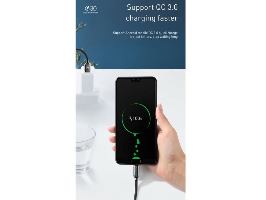 کابل شارژ سریع تایپسی 1 متری مکدودو Mcdodo Quick Charge Auto Power-Off Data Cable CA-6190 — تصویر ۶