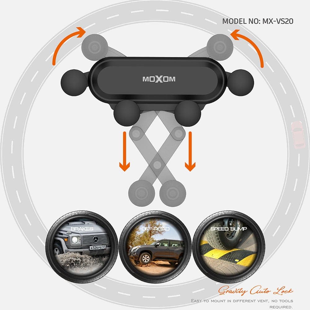 هلدر مخصوص دریچه کولر MOXOM MX-VS20 — تصویر ۳