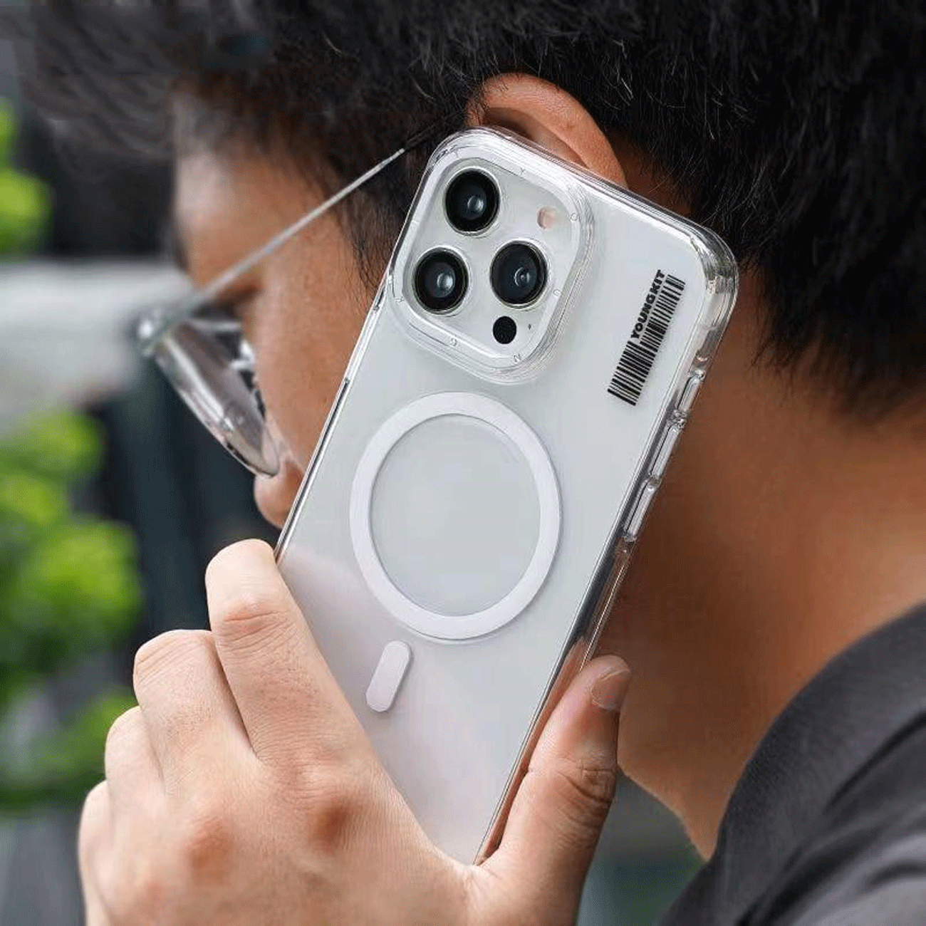 قاب شفاف گوشی آیفون 16 پرومکس یانگ‌کیت JDcx002 — تصویر ۵
