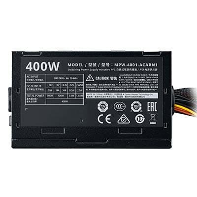 پاور کامپیوتر کولرمستر مدل Elite 400W V3 — تصویر ۲