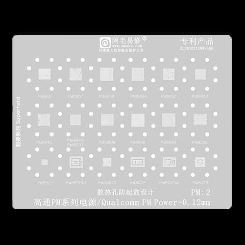 شابلون تغذیه کوالکام Amaoe PM2