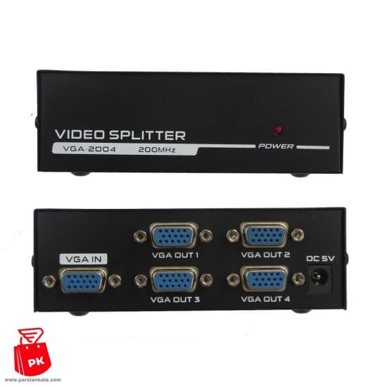 مبدل 1 به 4 اسپلیتر VGA 200MHz