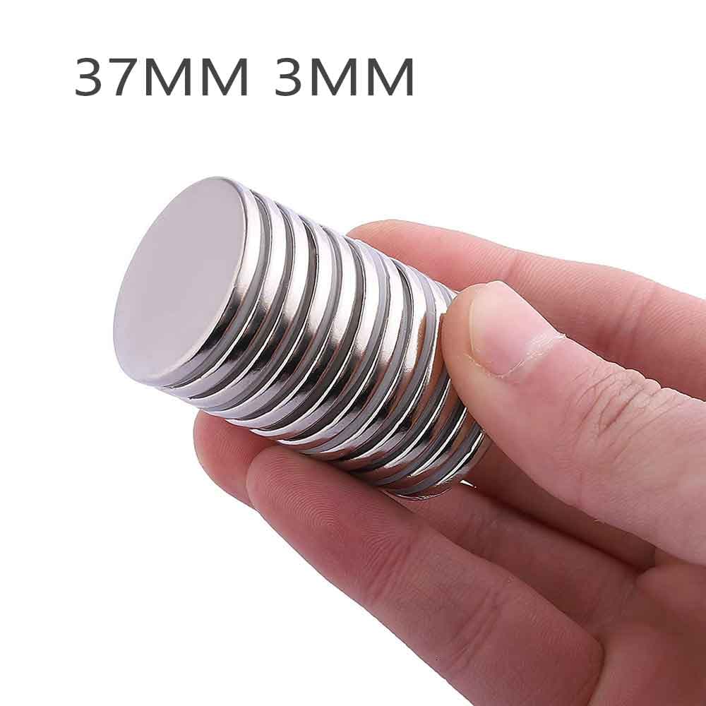 آهنربای نئودیمیوم دیسکی 37mmx3mm بسته 1 عددی