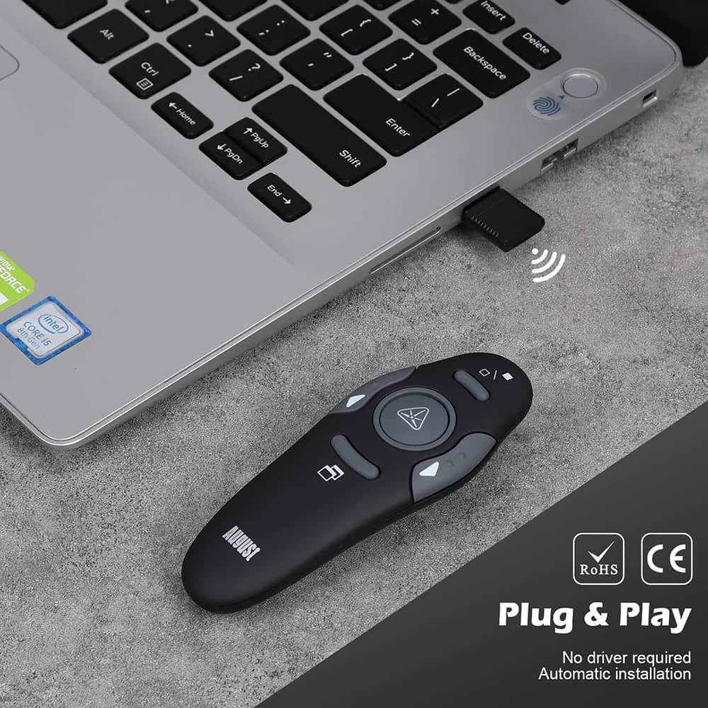 پرزنتر 5 کلید مجهز به لیزر پوینتر PK-2001 — تصویر ۵