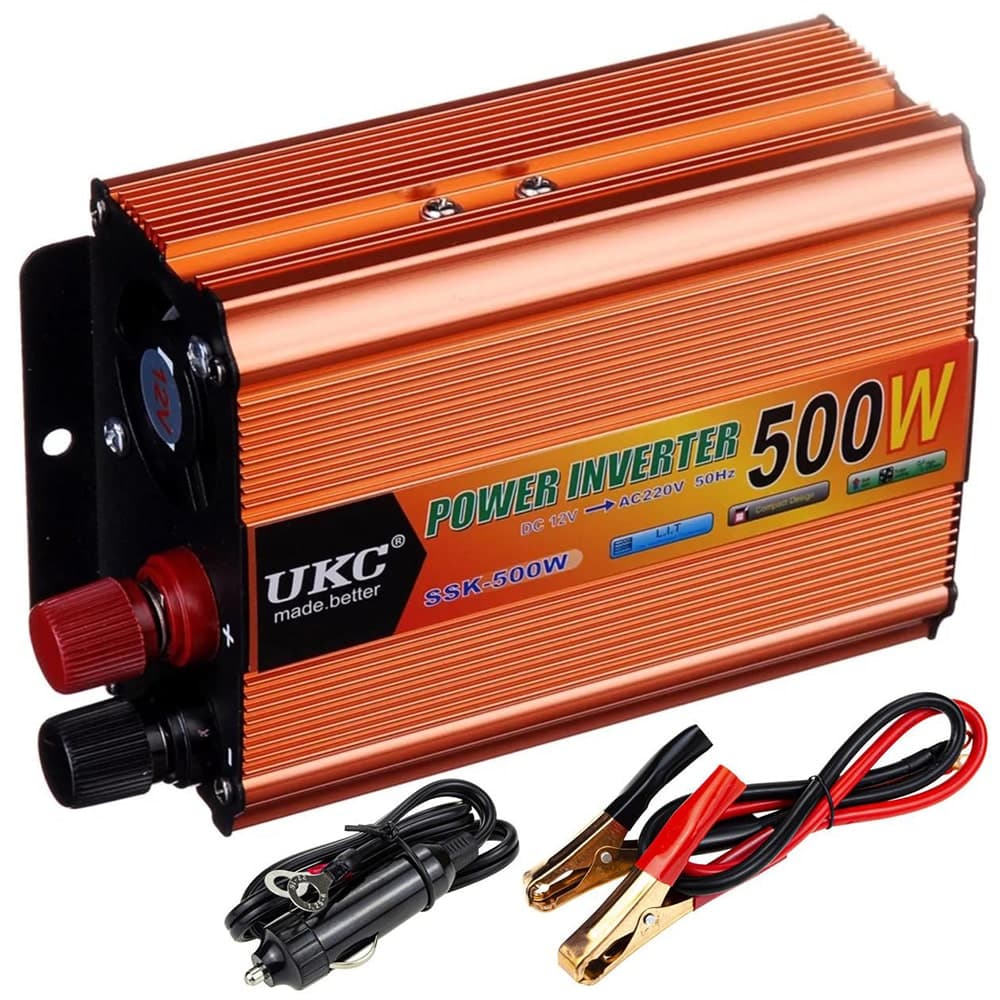 اینورتر تبدیل برق 12V به 220V مدل UKC 500W