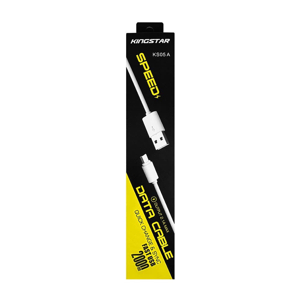 کابل تبدیل USB به microUSB کینگ استار مدل KS05 A طول 2 متر