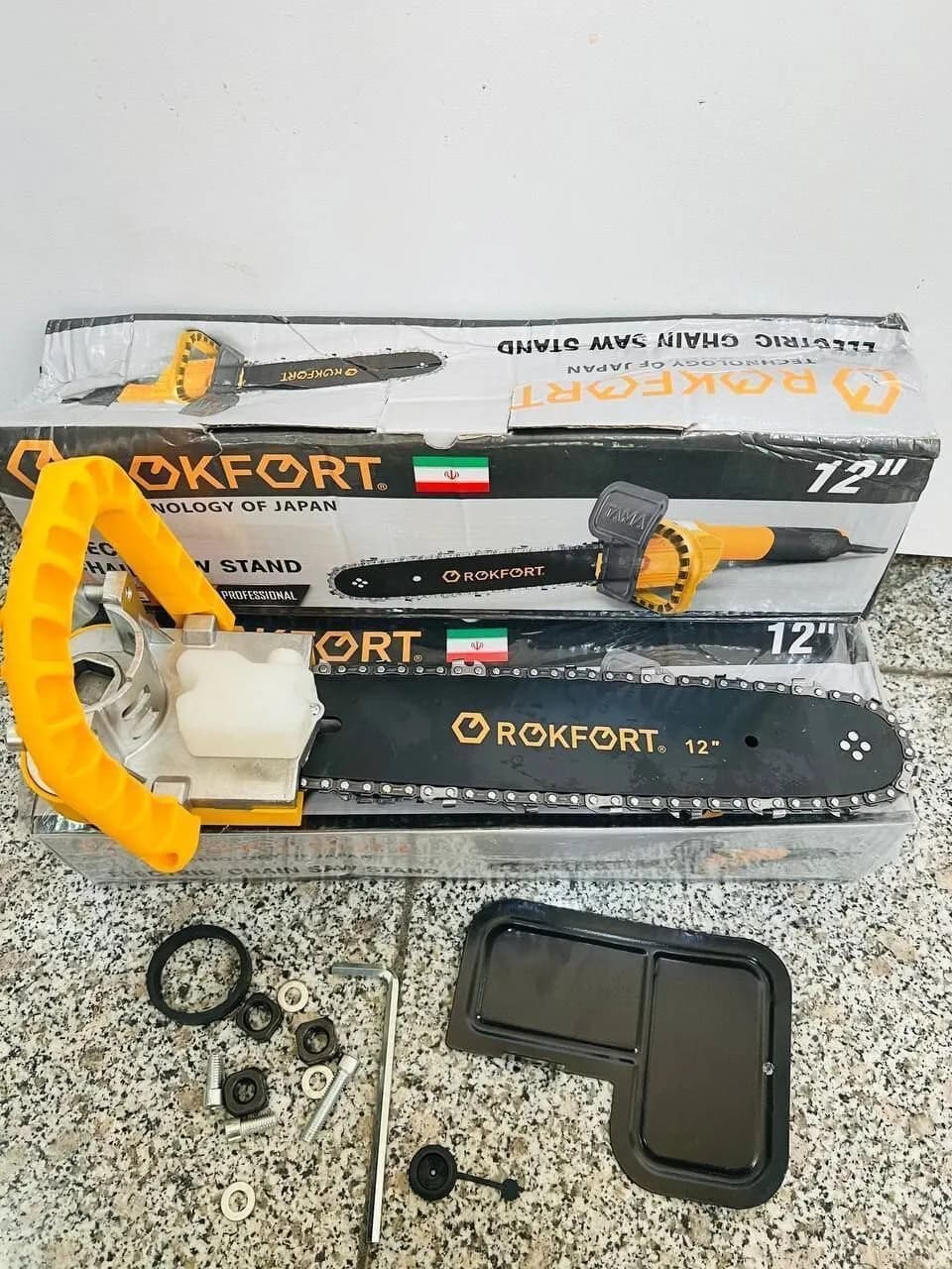 تبدیل مینی فرز به اره زنجیری اتوماتیک ۳۰ سانت راکفورت