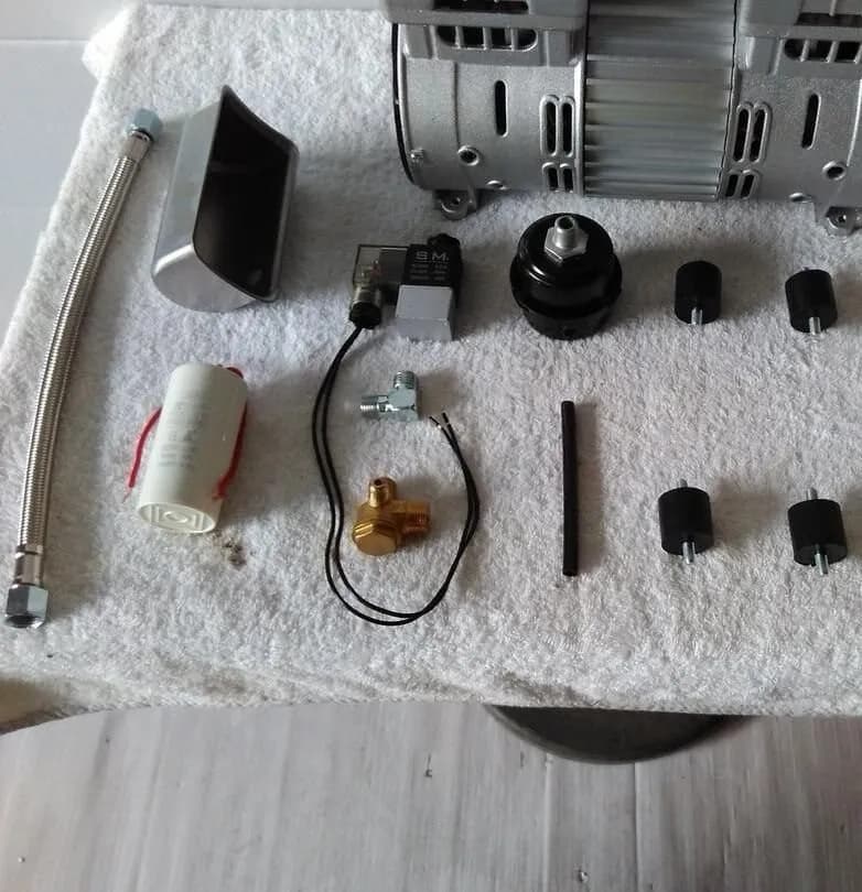 موتور کمپرسور سایلنت درجه ۱ همراه لوازم کامل مدل 750 وات