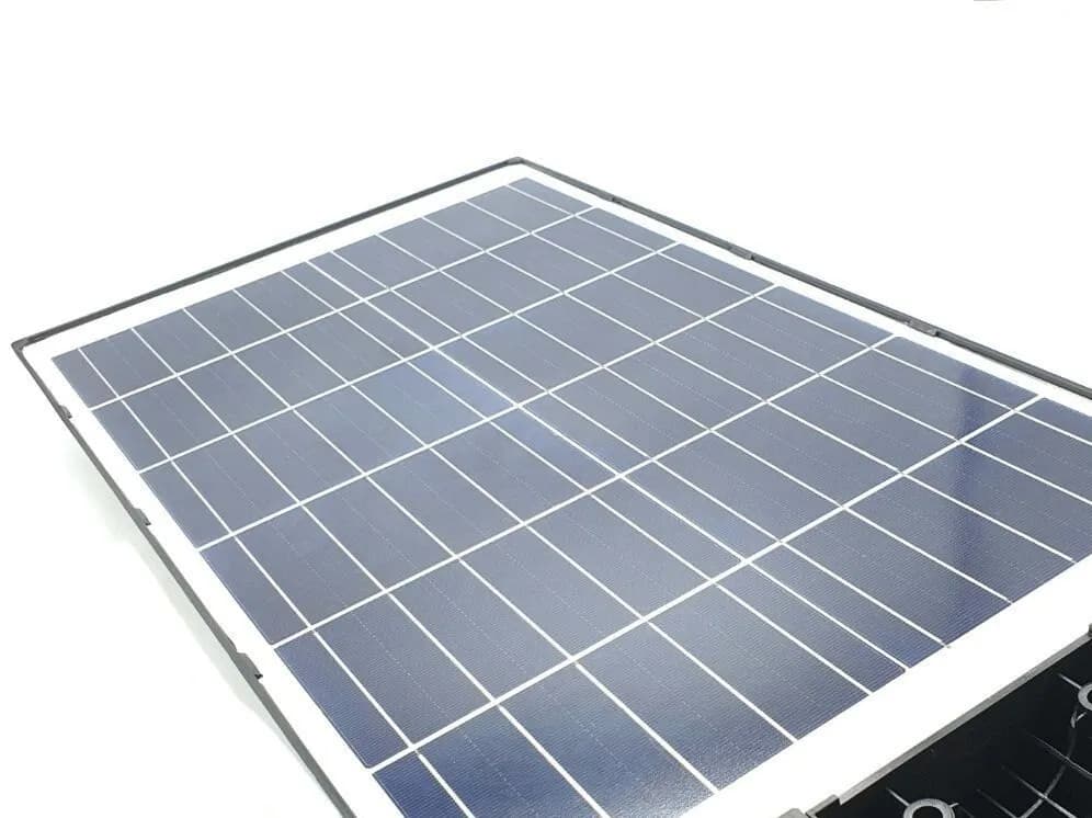 چراغ خورشیدی شارژی LED ۱۰ پنل باس مدل HKLbut — تصویر ۲