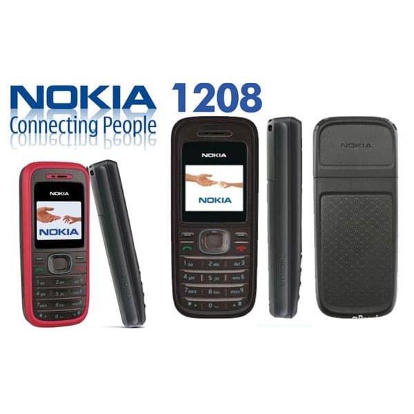 گوشی موبایل دکمه ای ساده نوکیا nokia 1208 (رفرش) — تصویر ۶
