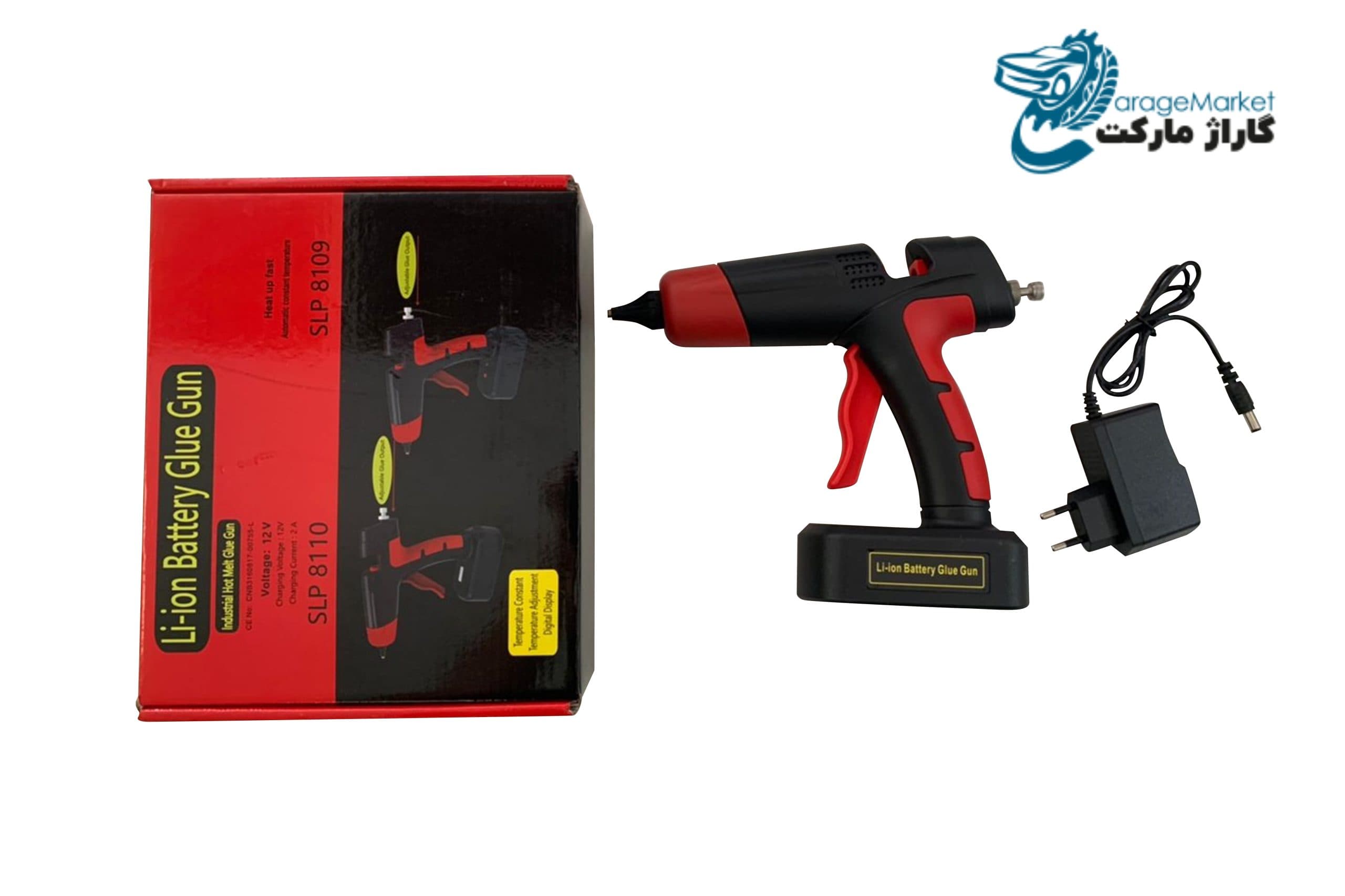تفنگ چسب حرارتی شارژی 60 وات 12 ولت مدل Cordless Hot Glue Gun LT2022 — تصویر ۲