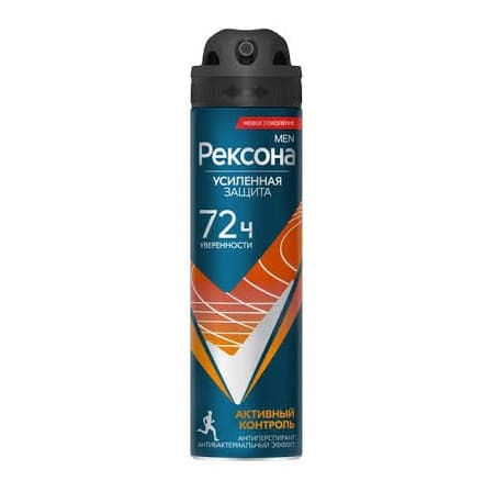 اسپری دئودورانت رکسونا Rexona مردانه 72 ساعته مدل Антибактериаль حجم 150 میل