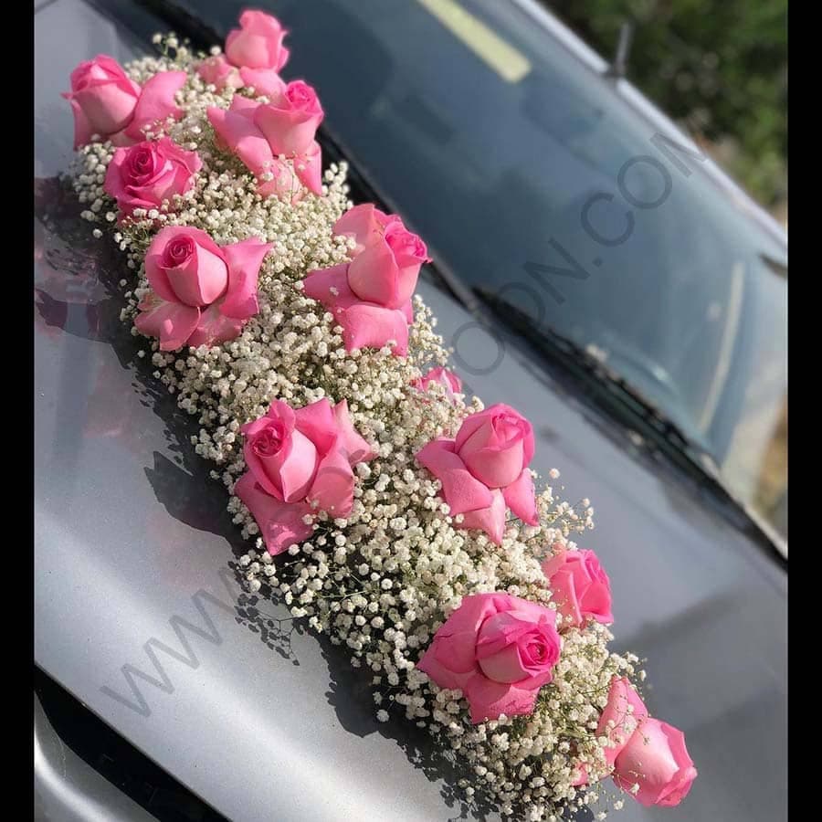 گل آرایی ماشین عروس سودا
