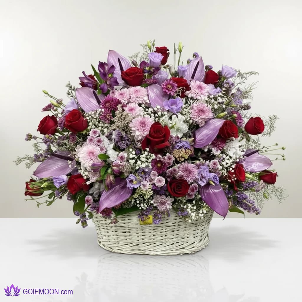 سبد گل شیک ناتالی