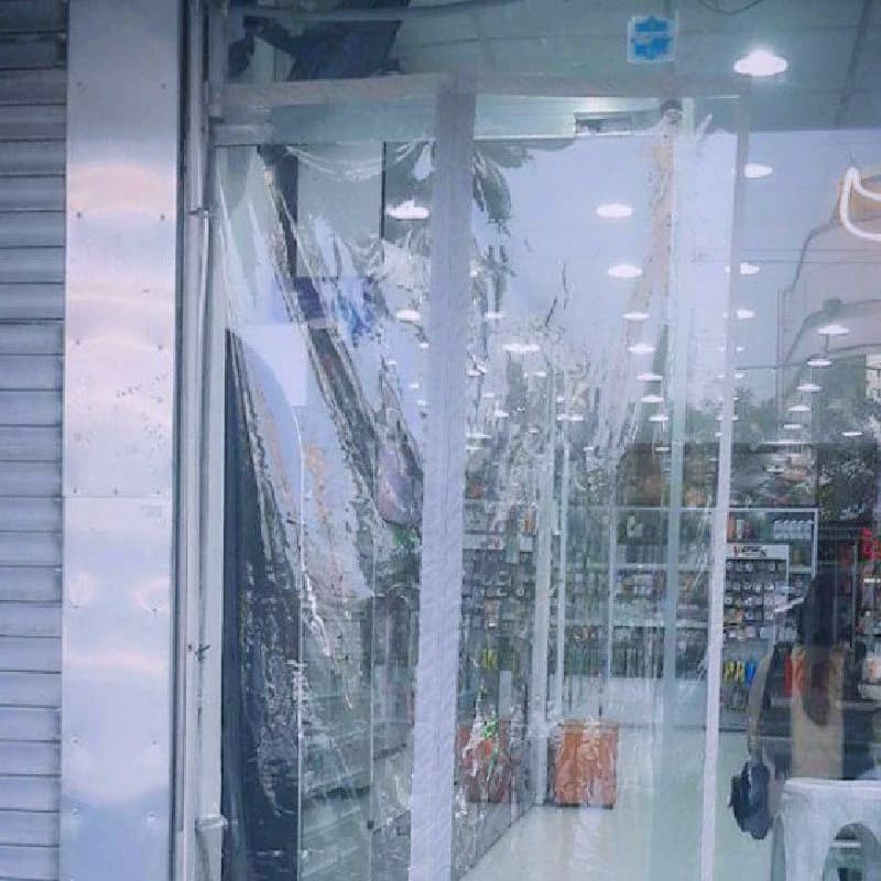 پرده پلاستیکی سایز 120 در 230 سانت مدل آهنربا قوی مغناطیسی آهنربایی نایلونی — تصویر ۴
