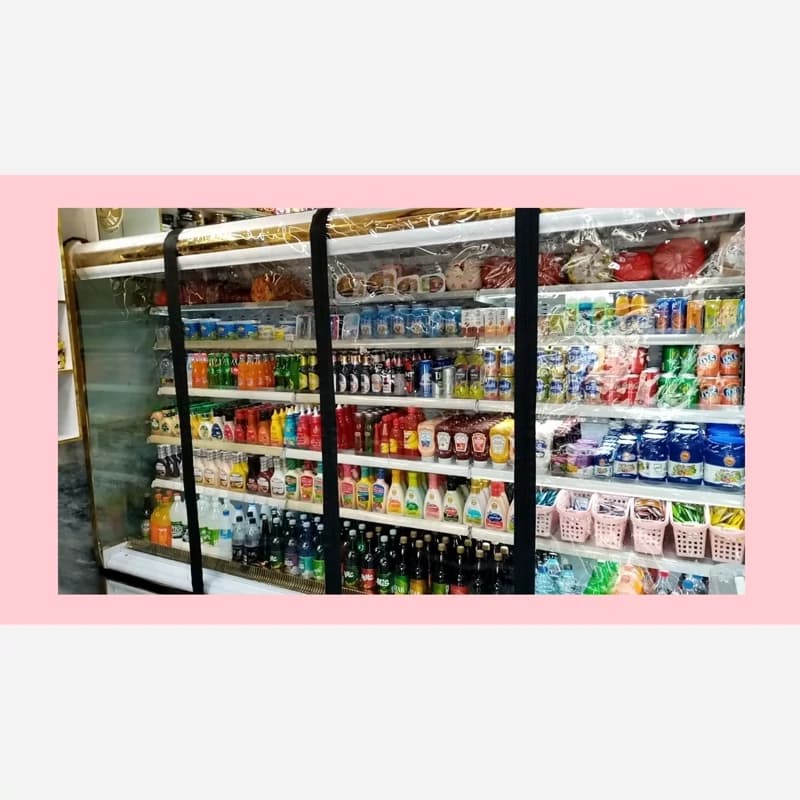 پرده پلاستیکی آهنربایی 80 در 240 سانت (ضمانتی) مدل جدید آهنربا قوی پلاستیکی آهنربایی طلقی درب آهنربادار — تصویر ۸