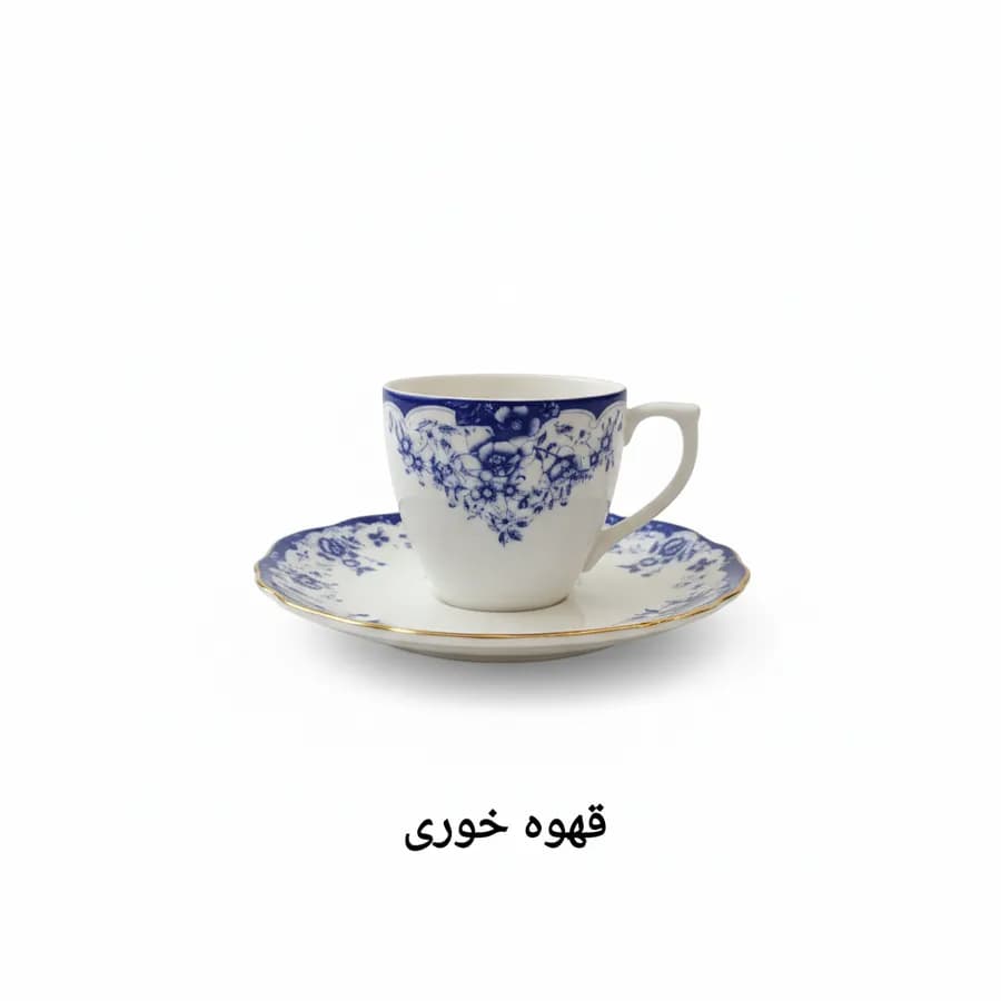 سرویس چینی الیزابت مگان 12 نفره 85 پارچه چینی توس قالب ملبورن — تصویر ۸