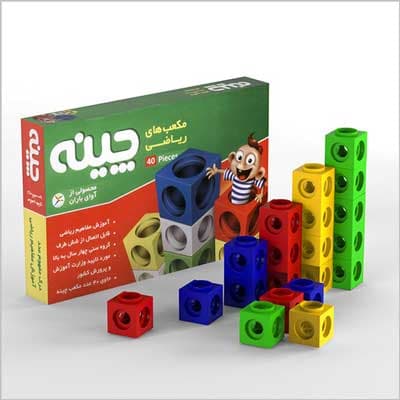 بازی مکعب های ریاضی چینه 40 تایی